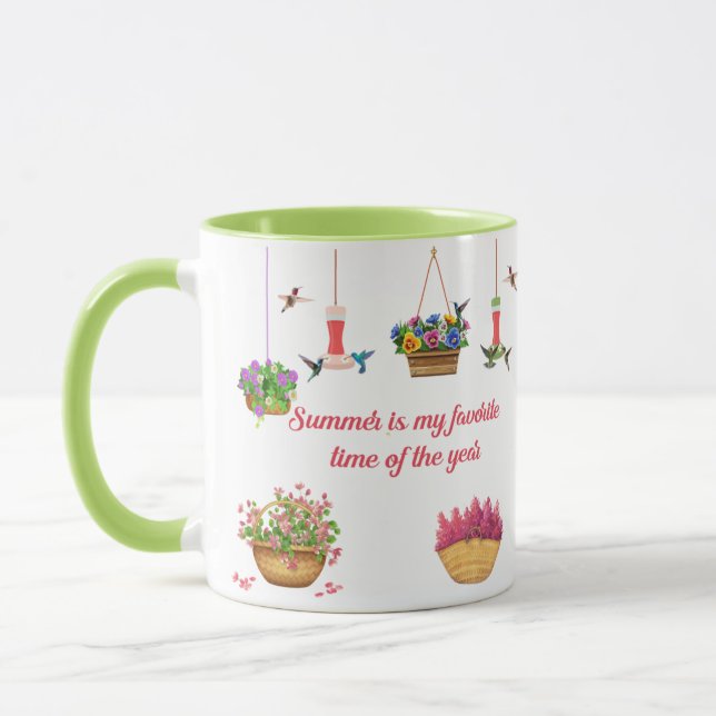 Der Sommer ist meine Lieblingszeit der Tasse des J (Links)