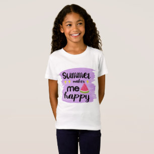 Der Sommer macht mich glücklich T-Shirt