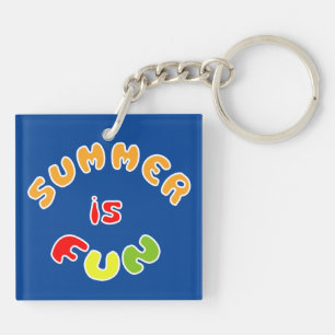 Der Sommer macht Spaß Schlüsselanhänger