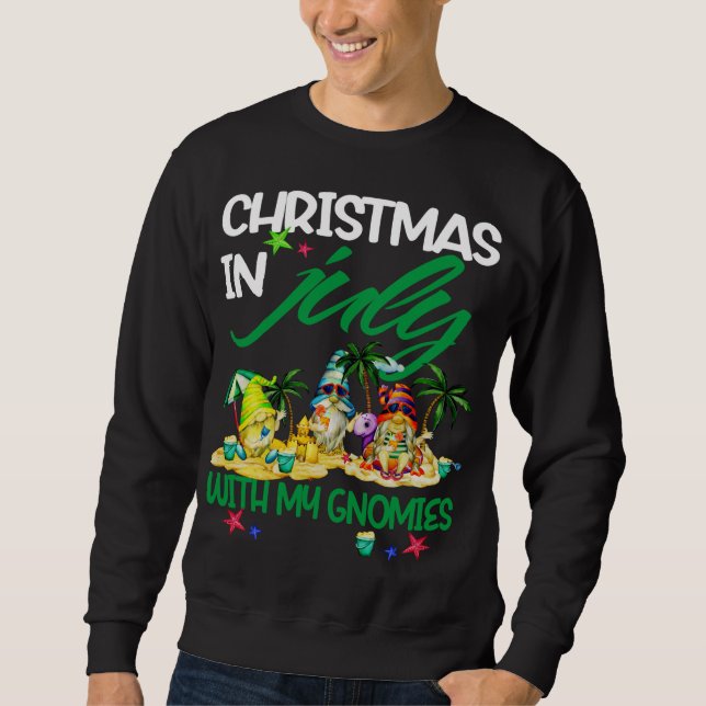 Der Sommerurlaub wird im Juli mit meinem G Weihnac Sweatshirt (Vorderseite)