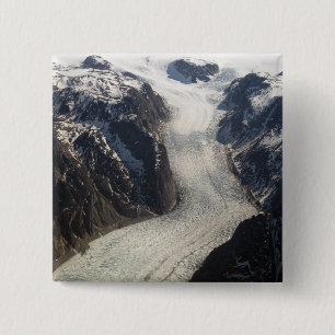 Der Sondrestrom-Gletscher in Grönland Button