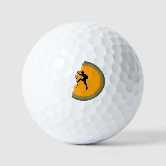 Der Sonne nachjagen Golfball (Vorderseite)