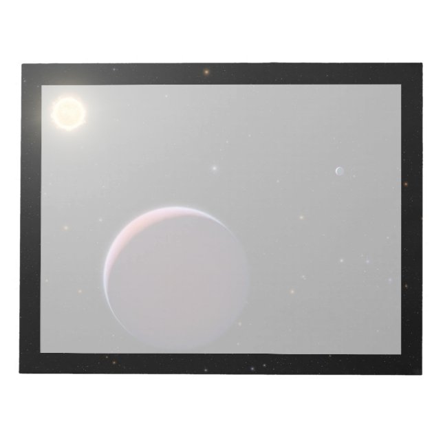Der sonnenähnliche Star Kepler 51 & Drei Riesenpla Notizblock (Vorderseite)