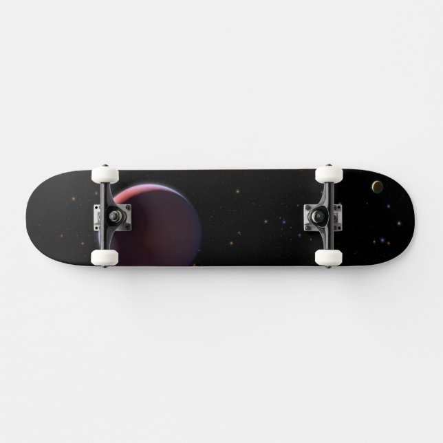 Der sonnenähnliche Star Kepler 51 & Drei Riesenpla Skateboard (Horizontal)