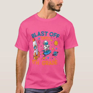 Der Sonnenbrand in den Weltraum der vierten Klasse T-Shirt