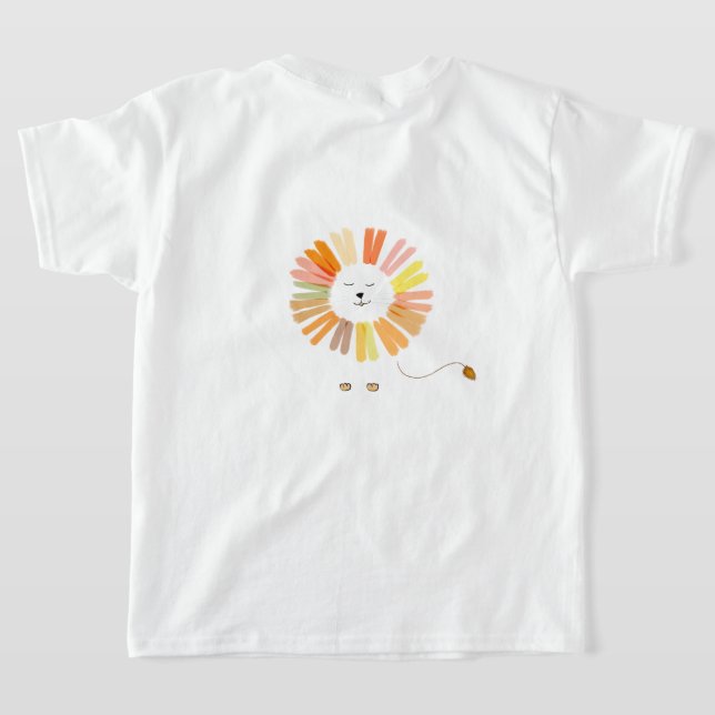 Der sonnendurchflutete Löwe-T - Shirt (AblageHinten)