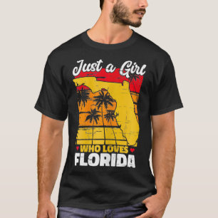 Der Sonnenschein-Staat nur ein Mädchen, das Florid T-Shirt