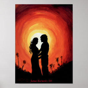 Der Sonnenuntergang Poster