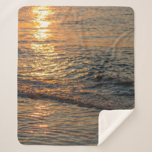 Der Sonnenuntergang reflektiert das wunderschöne M Sherpadecke