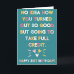 Der sonnige 21. Geburtstag für Sohn oder Tochter Karte<br><div class="desc">Machen Sie Ihren Sohn oder Ihre Tochter mit dieser humorvollen Geburtstagskarte zum 21. Geburtstag zufrieden!</div>