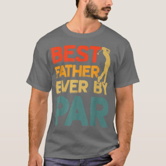 Der sonnige beste Vater je nach Alter Cool Golfer  T-Shirt
