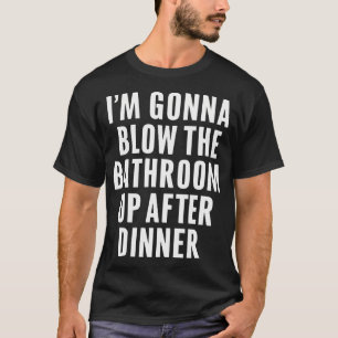 Der sonnige Blow des Badezimmers Erwachsener Humor T-Shirt