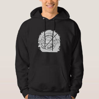 Der sonnige Freitag für Golf Motif als Funny Golf Hoodie
