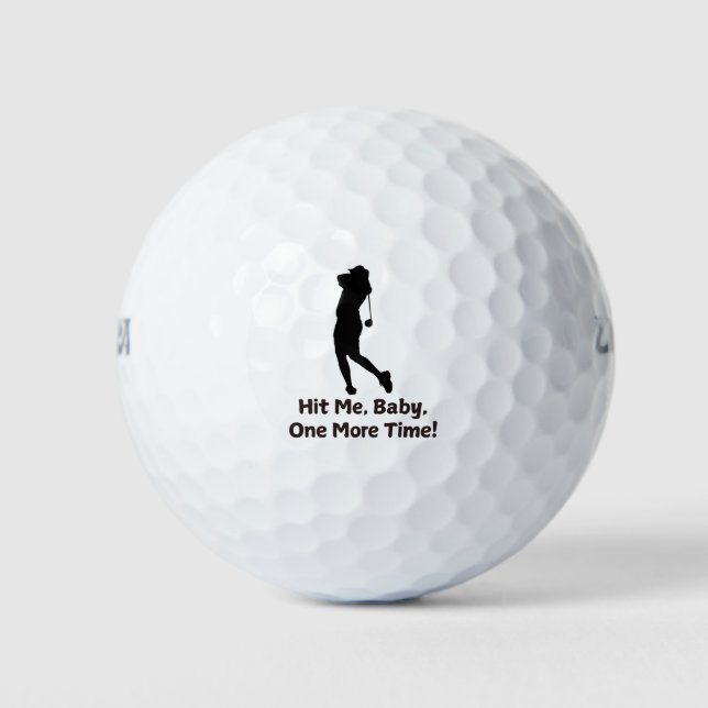 Der sonnige Golfball für jeden Golfer (Vorderseite)