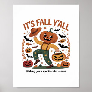 Der sonnige Halloween Herbst Niedlich Herbst 2009 Poster