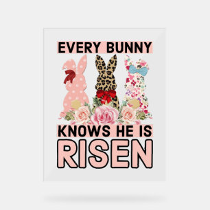 Der sonnige OsterJesus, jeder sonnige weiß, dass e Acrylschild