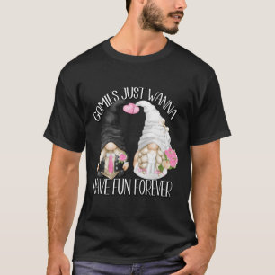 Der sonnige Polterabend macht Niedliche Gnome für T-Shirt