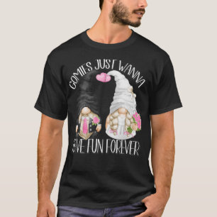 Der sonnige Polterabend macht Niedliche Gnome für T-Shirt