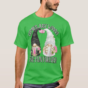Der sonnige Polterabend macht Niedliche Gnome für T-Shirt