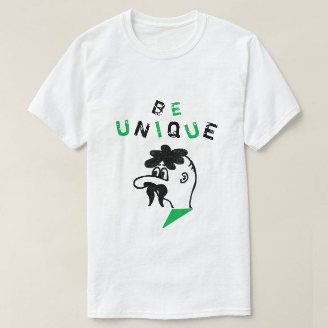 Der sonnige T - Shirt ist einzigartig - anders - n (Design vorne)