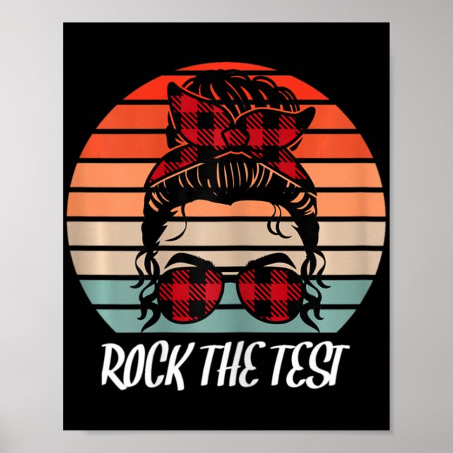 Der sonnige Testtag rockt den Testsonnenprüftag. Poster (Vorne)