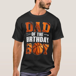 Der sonnige Vater des Geburtstagskameraden Basketb T-Shirt