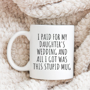 Der sonnige Vater eines Brautgeschenks, ein Hochze Kaffeetasse