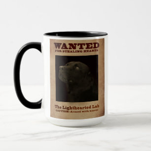 Der sorglose Labrador Tasse