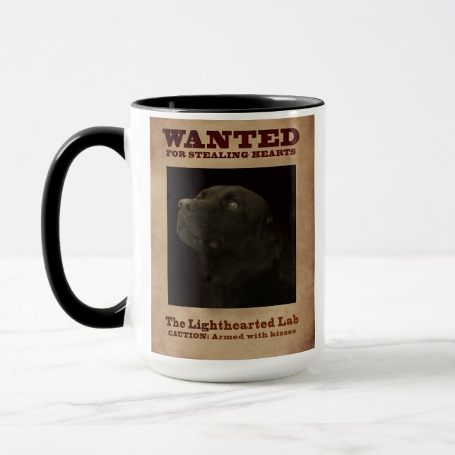 Der sorglose Labrador Tasse (Links)