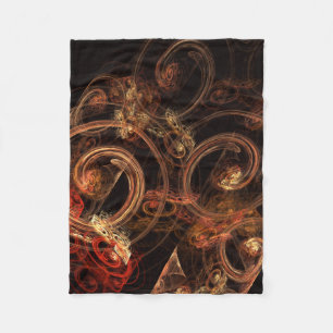Der Sound der Abstrakten Musikkunst Fleecedecke