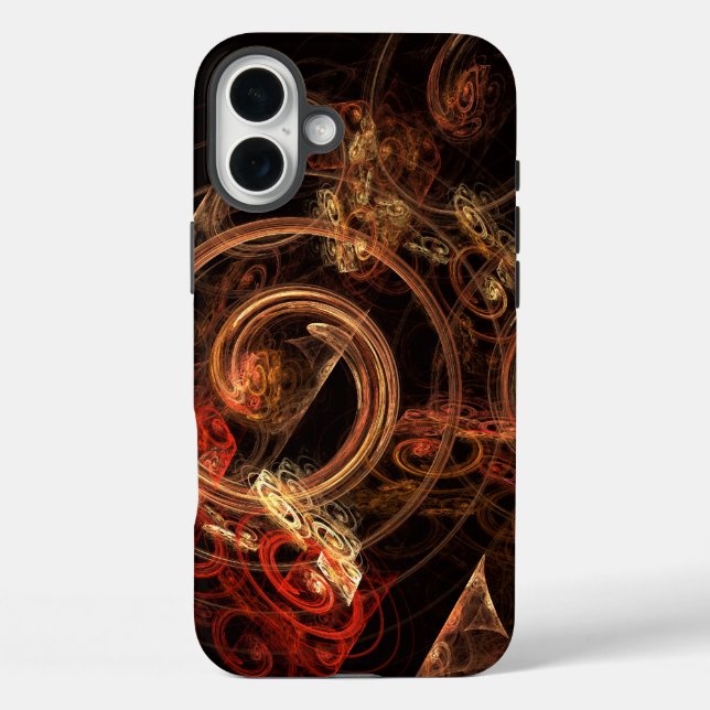Der Sound der Abstrakten Musikkunst iPhone 16 Plus Hülle (Rückseite)