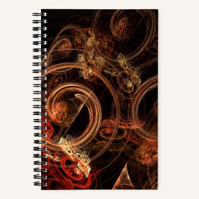 Der Sound der Abstrakten Musikkunst Notizbuch (Vorderseite)