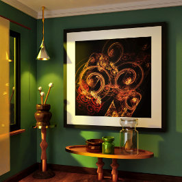 Der Sound der Abstrakten Musikkunst Poster