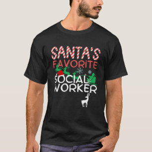 Der Sozialarbeiter der Santa Lieblingsschule T-Shirt