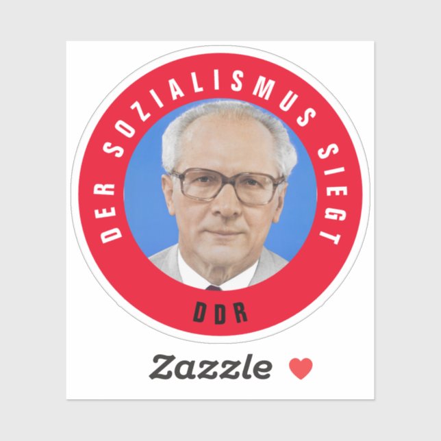 Der Sozialismus siegt Aufkleber (Blatt)