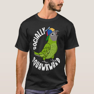 Der Sozialquawkward-Papagei Dusky hat Concours gel T-Shirt