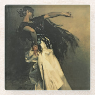 Der spanische Tänzer, Studie für "EL Jaleo", 188 Glasuntersetzer