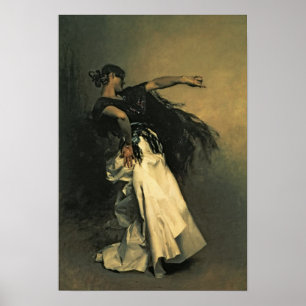 Der spanische Tänzer, Studie für "EL Jaleo", 188 Poster