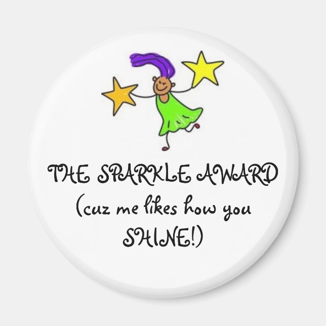 Der SPARKLE AWARD(cuz mir gefällt, wie y... Magnet (Vorne)