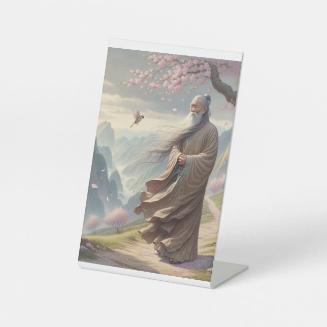 Der Sparrow und das Zeichen des Windtabletts Sockelschild (Vorderseite)