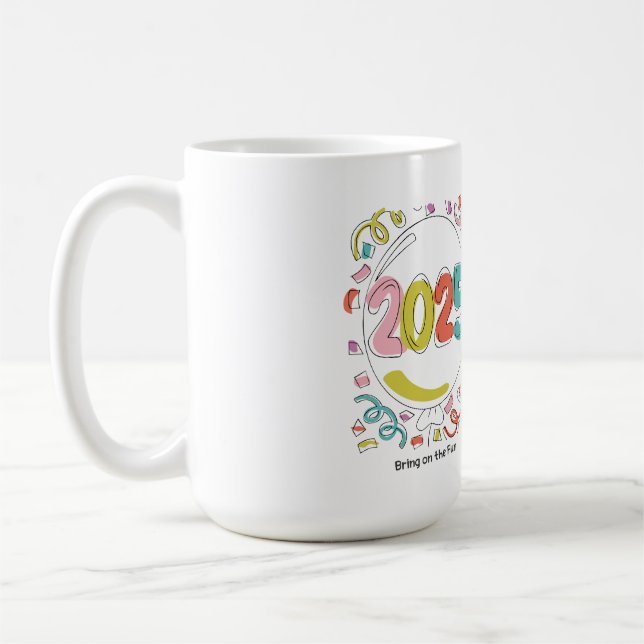 Der Spaß 2025 Kaffeetasse (Links)