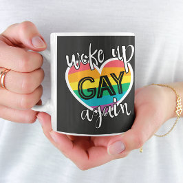 Der Spaß selbst-ironischer Lgbtq-Stolz weckte wied Kaffeetasse