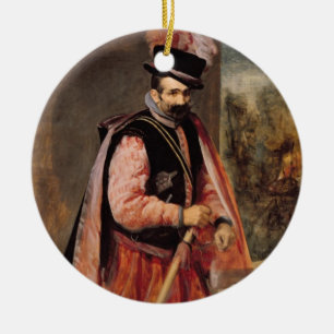 Der Spaßvogel nannte "Don Juan von Österreich", Keramik Ornament