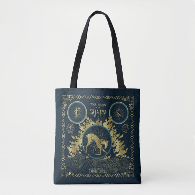 Der Spaziergang durch das goldene Qilin-Wasserband Tasche (Vorderseite)