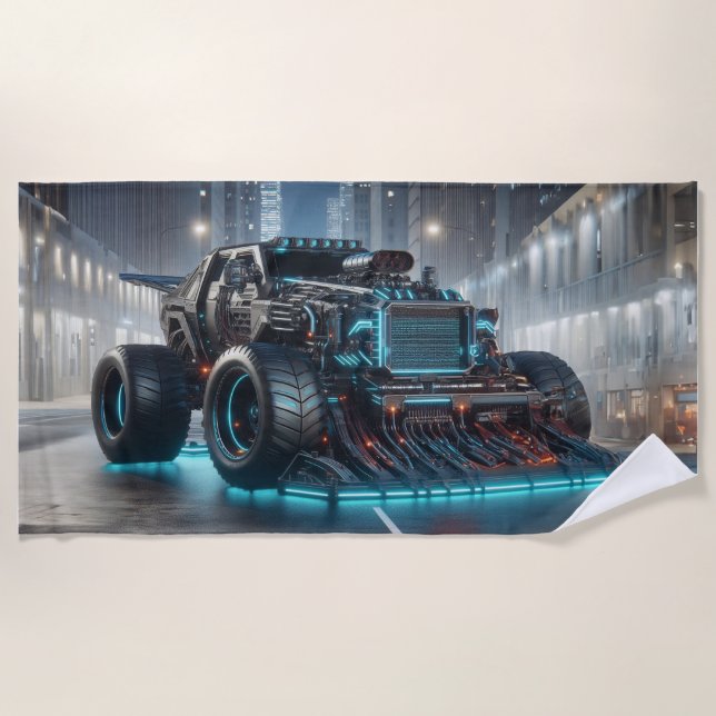 Der Speedster Strandtuch (Vorderseite)
