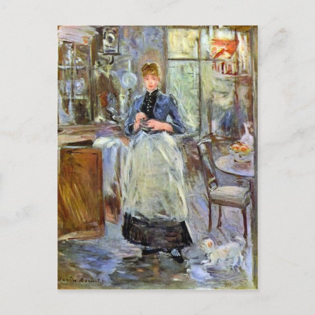 Der Speisesaal des Berthe Morisot Postkarte (Vorderseite)