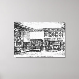 Der Speisesaal des Poplars Leinwanddruck