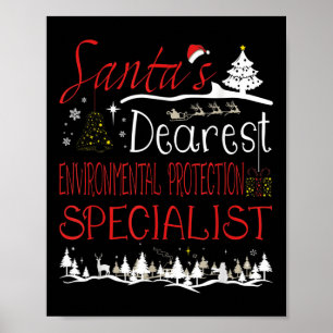 Der Spezialist für Umweltschutz Xmas Niedlich Poster