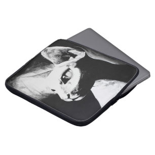 Der Sphynx-Katze Frischkätzchen Schwarz-weiße Ku Laptopschutzhülle