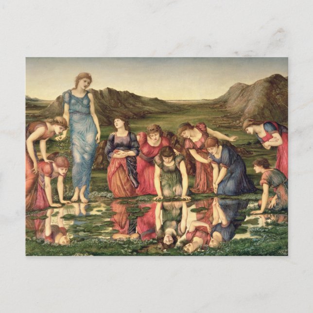 Der Spiegel der Venus, 1870-76 (Öl auf Leinwand) Postkarte (Vorderseite)